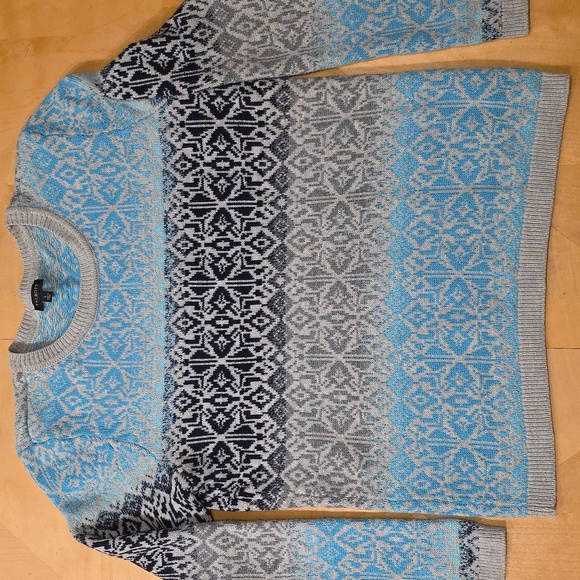 Talbots - Icelandic Nature- Lambswool Nylon Blend Crewneck Sweater. Size L - Picture 1 of 3